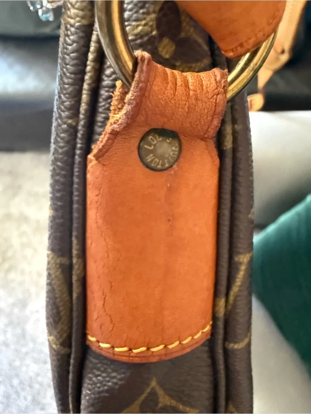 Louis Vuitton Rare Vintage Sac Balade w/Dustbag, lock & Key with COA